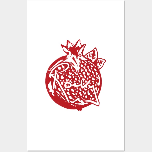 Rocky Flintstone signed Pomegranate..... if you know... you know.... Wall Art by FlintstoneRocky